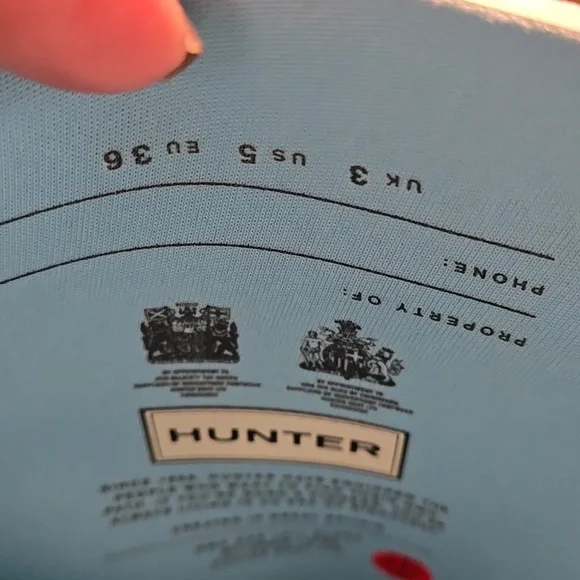 Hunter Blue Women's Winter & Rain Boots - Picture 7 of 7